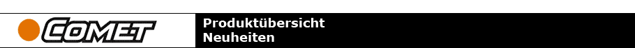 Banner Comet Produktübersicht Neuheiten
